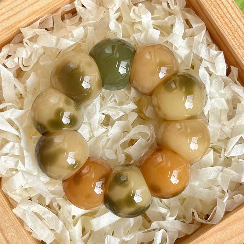 Adorable Mini Garlic-Clove & Mangosteen Handheld Charms