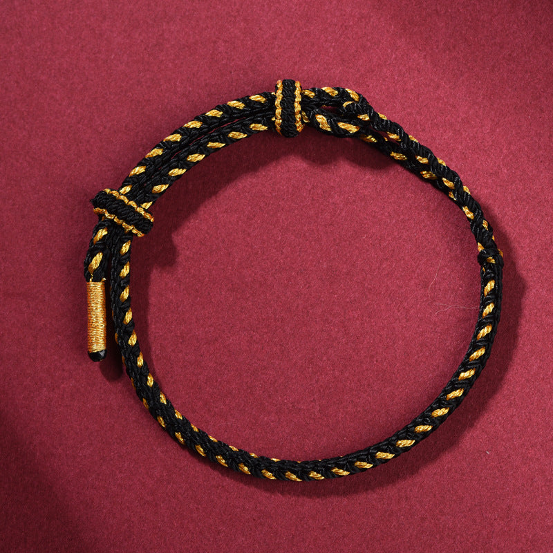 Year of the Fire Horse 2026 Lucky Red String Bracelet –Good Fortune Charm