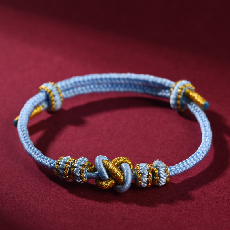 Handcrafted Red Rope Bracelet for Couples – Good Luck & Fortune Amulet Gift