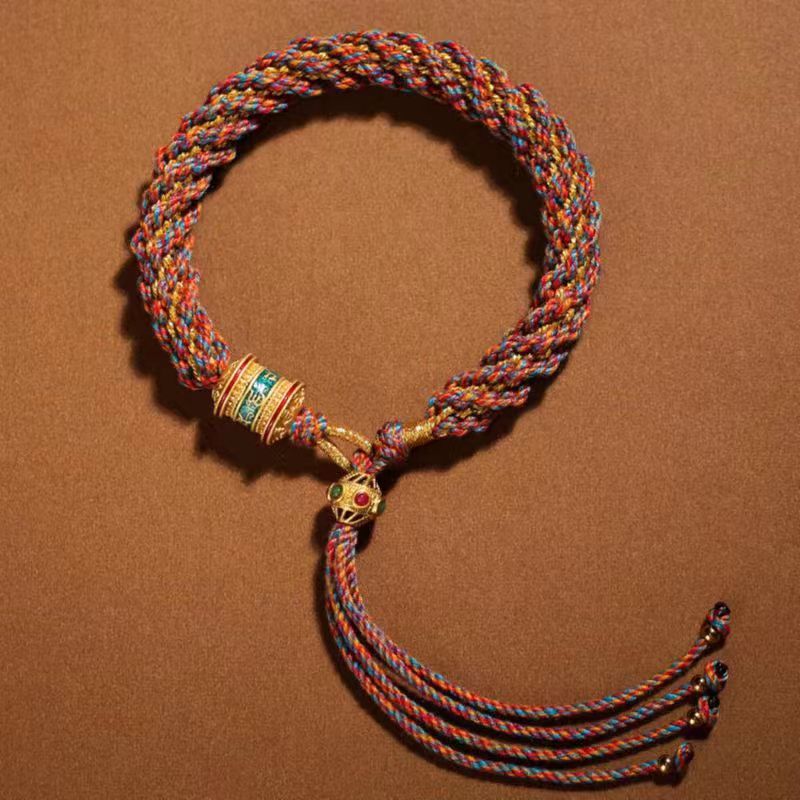 Tibetan Red String Protection Bracelet – Ben Ming Nian Luck & Blessing Cord