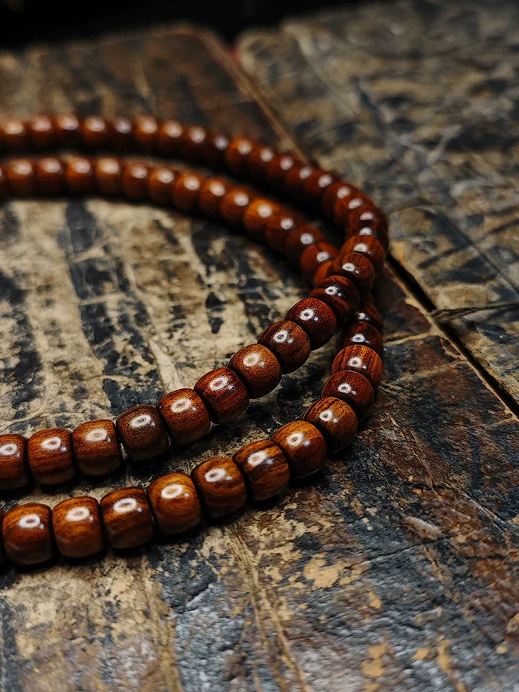 Buddha3bodhi 108 Beads of Myanmar Rosewood Rosary Beads Mala Beads