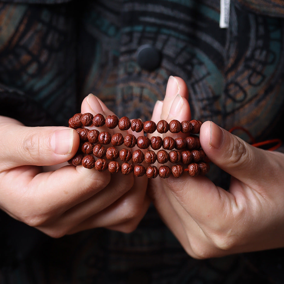 Premium 8mm Phoenix Eye Bodhi 108 Mala Beads for Meditation