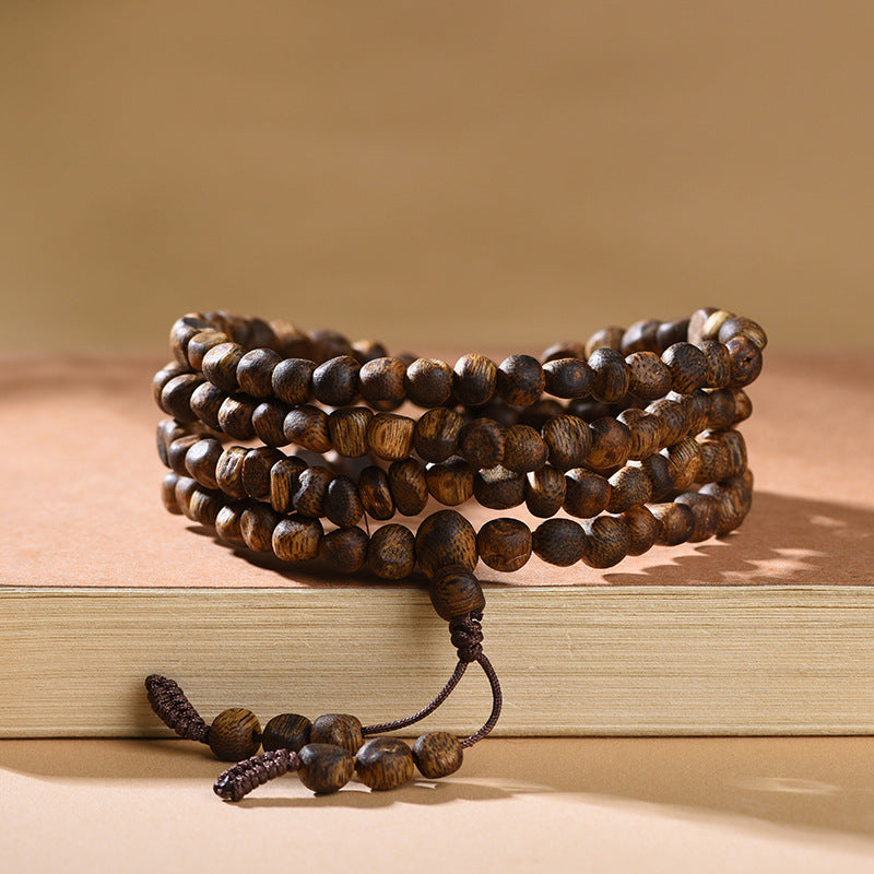 Natural Hainan Scarred Agarwood Bracelet