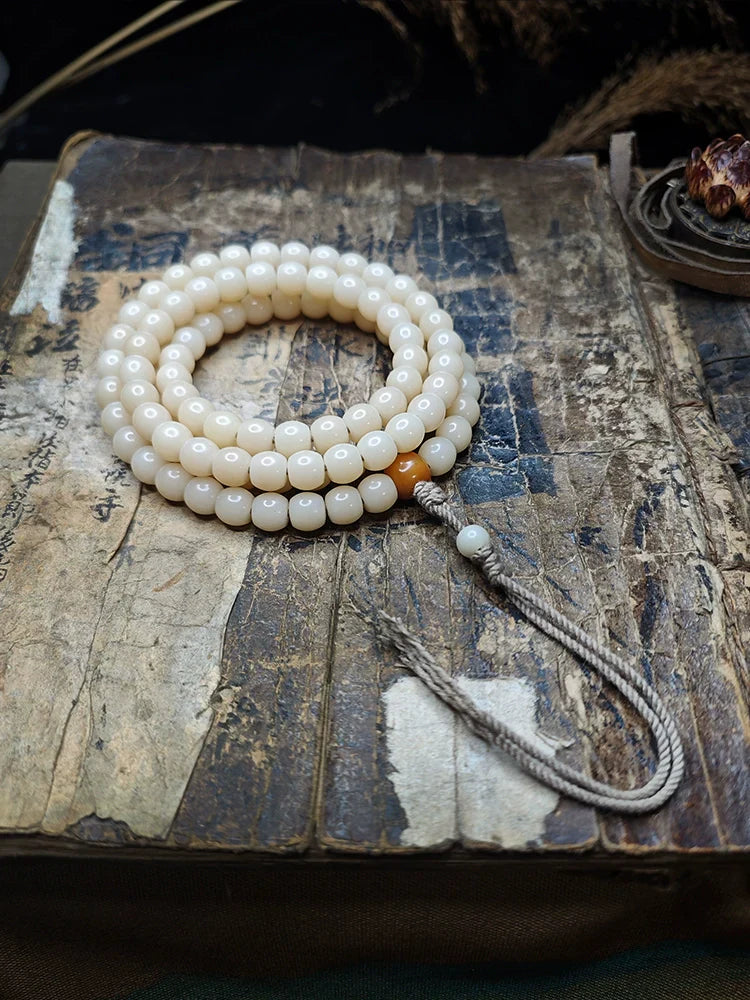 Buddha3bodhi Traditional 108 Mala Beads- Natural Bodhi Root