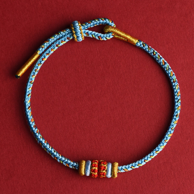 Eight Guardian Buddhas Red String Bracelet – Birth Year Protection & Luck Bracelet