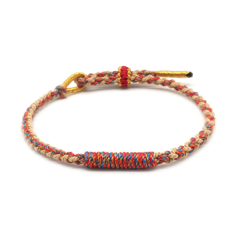 Lucky Red String Bracelet for Your Zodiac Year – Braided Multicolor Thread Bracelet