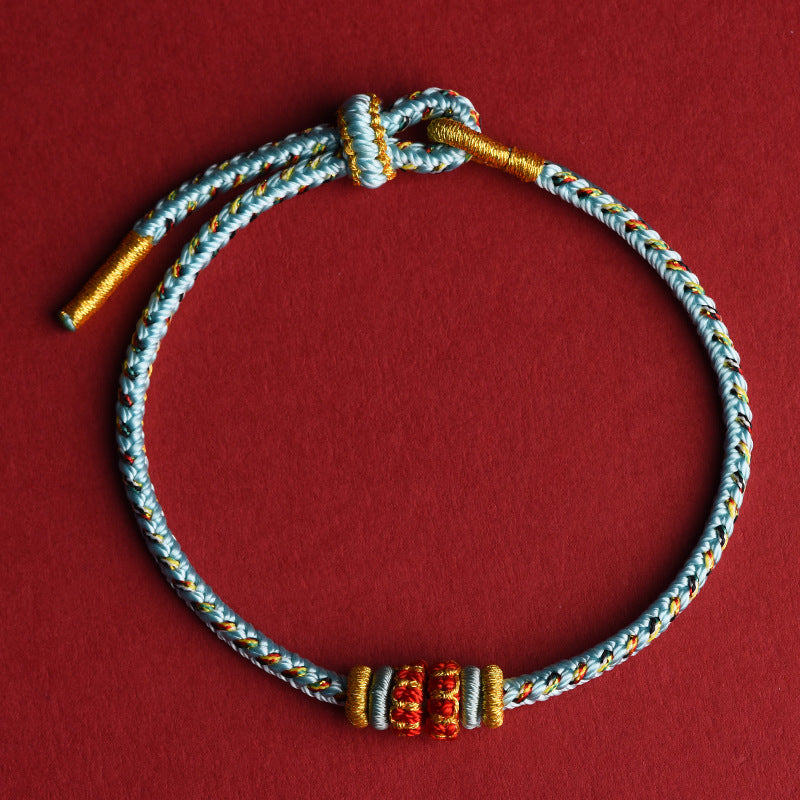 Eight Guardian Buddhas Red String Bracelet – Birth Year Protection & Luck Bracelet
