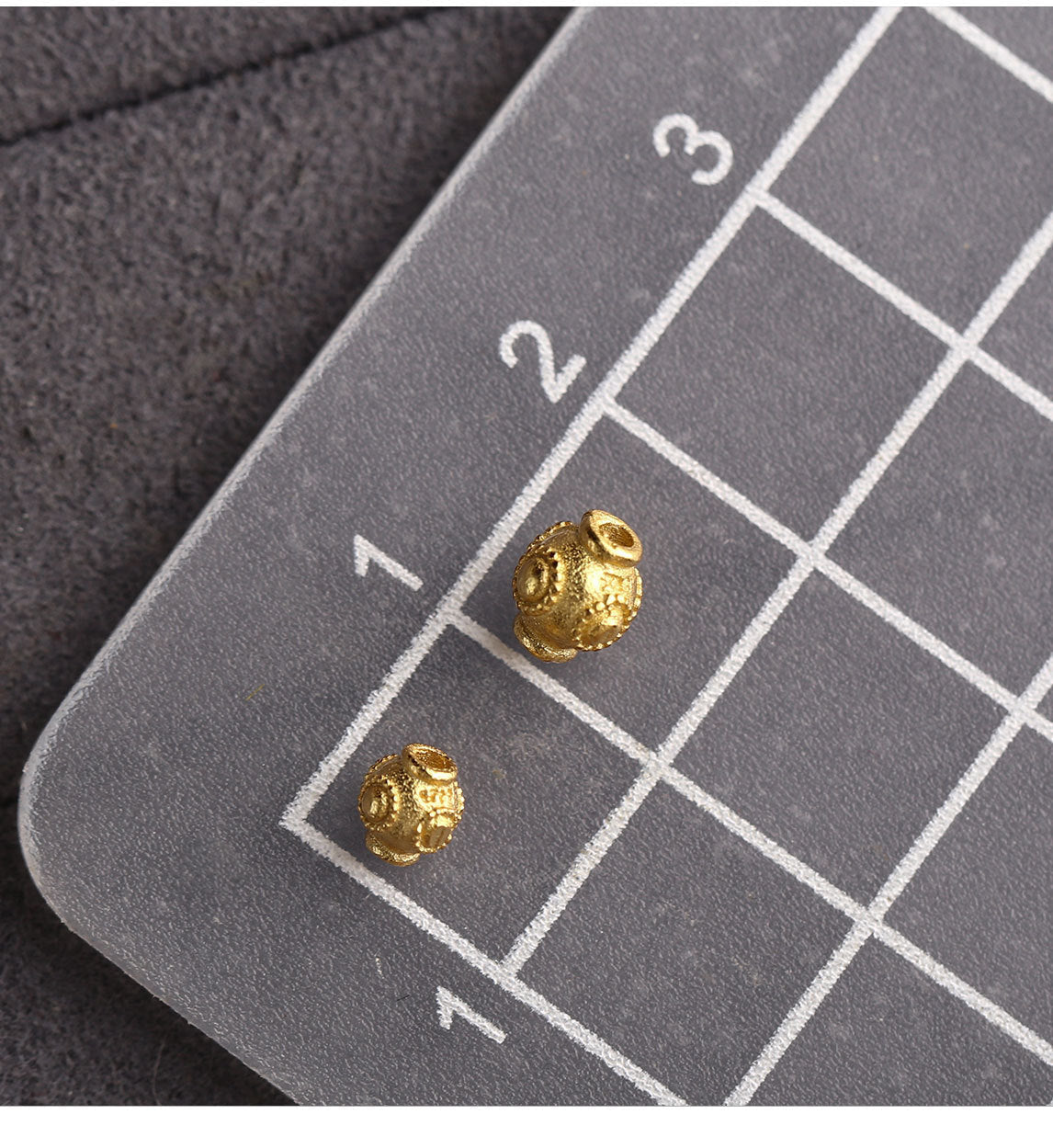 S925 Silver Dragonfly Eye Beaded Bead Spacer Silver Gold-plated DIY Jewelry Accessories