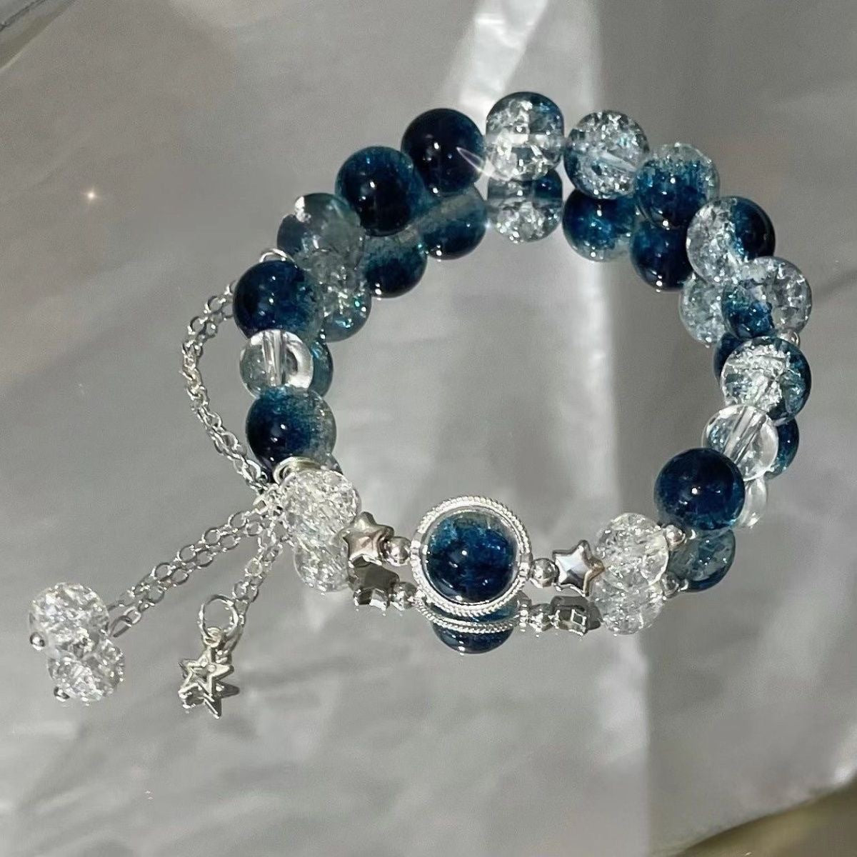 New Strawberry Crystal Bracelet Colored Beaded Bracelet