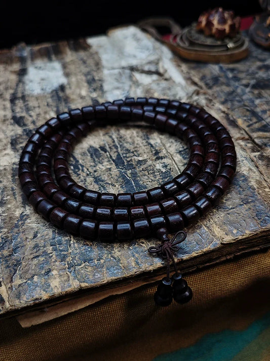 Buddha3bodhi 108 Beads of Indian Rosewood Rosary Mala Beads