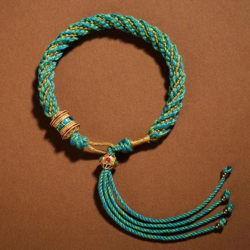 Tibetan Red String Protection Bracelet – Ben Ming Nian Luck & Blessing Cord