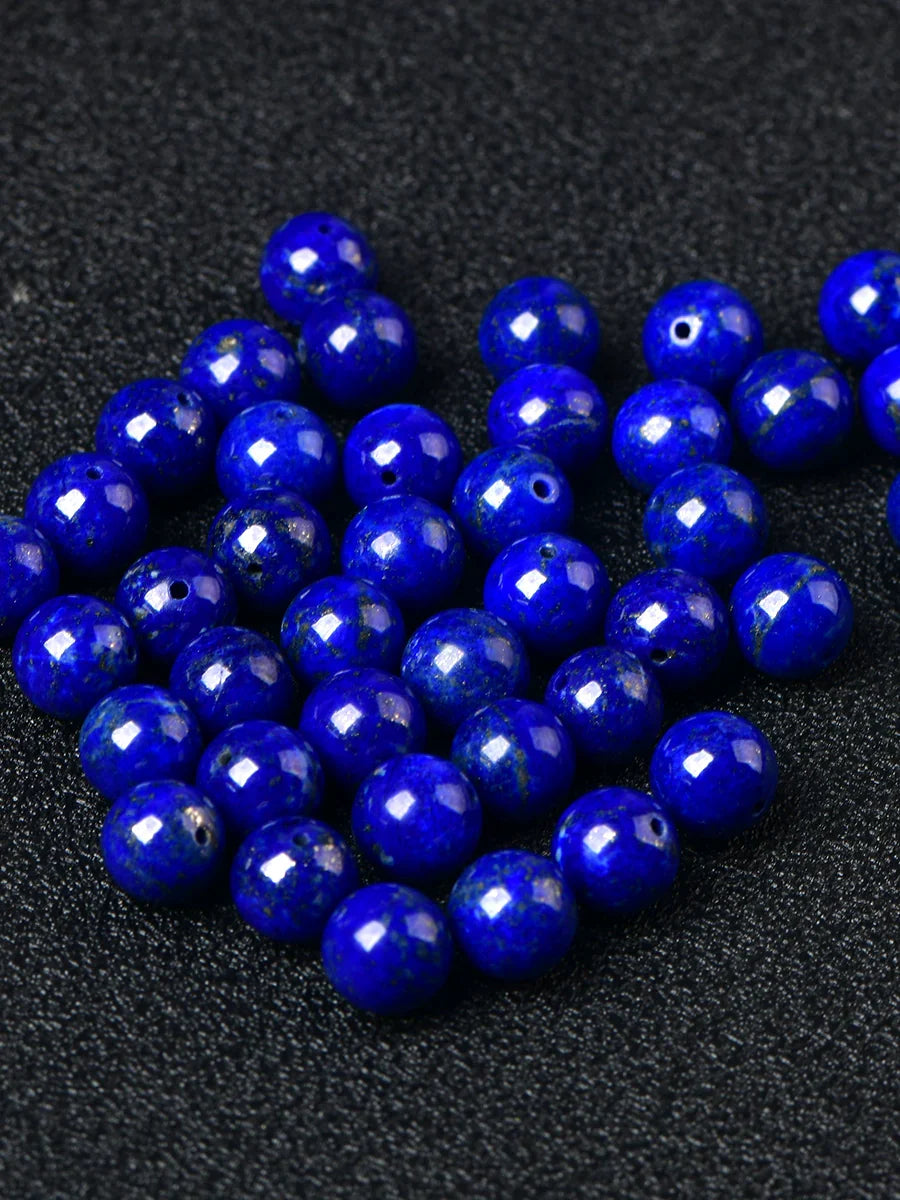 Buddha3bodhi 7A Natural Raw Royal Blue Lapis Lazuli Beads from Afghanistan