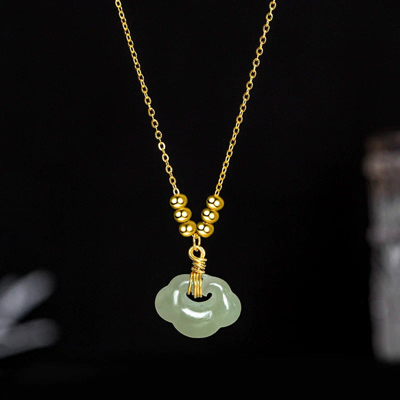 Jade Ruyi Prosperity Necklace