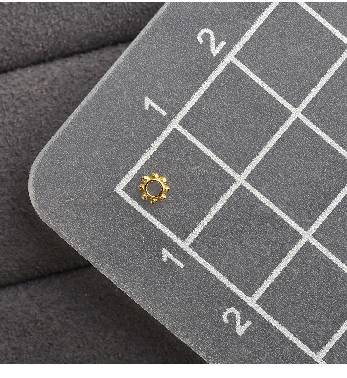 S925 Silver, Spacer Gasket Silver-plated Ancient Gold DIY Bracelet Bead Snowflake Sheet Gear Spacer Jewelry Accessories
