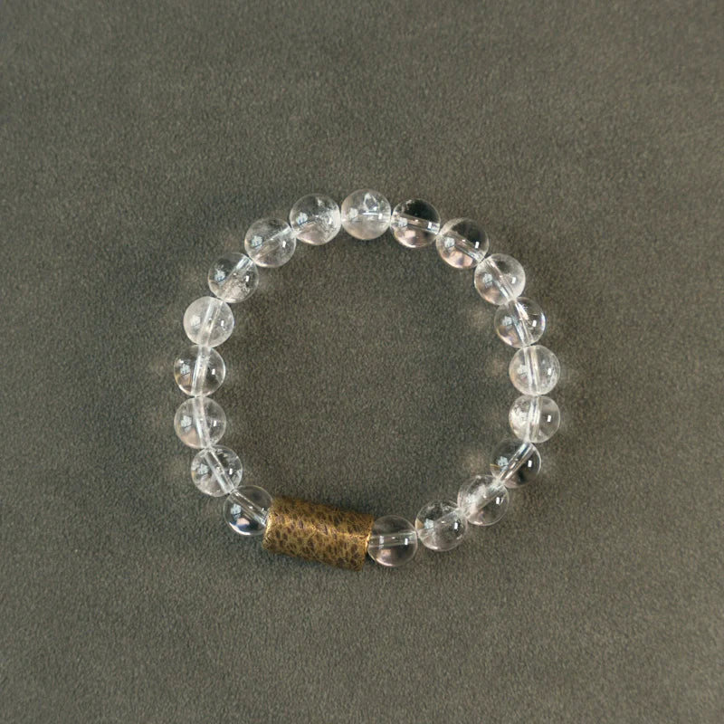 Tibetan Single-Strand Crystal Bracelet for Inner Peace & Energy Alignment
