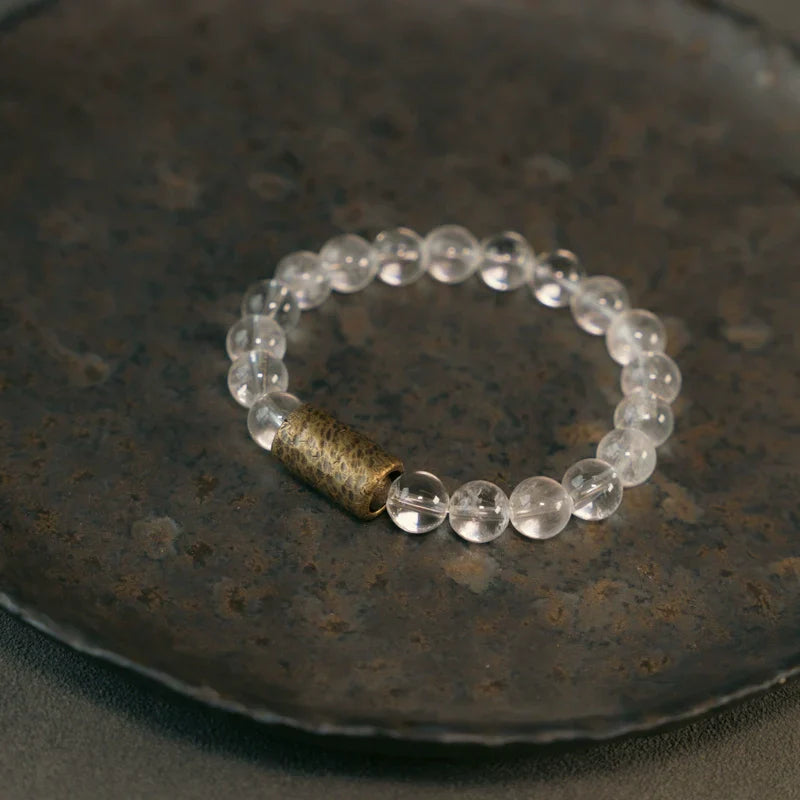 Tibetan Single-Strand Crystal Bracelet for Inner Peace & Energy Alignment