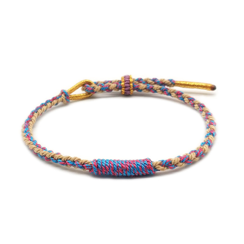Lucky Red String Bracelet for Your Zodiac Year – Braided Multicolor Thread Bracelet