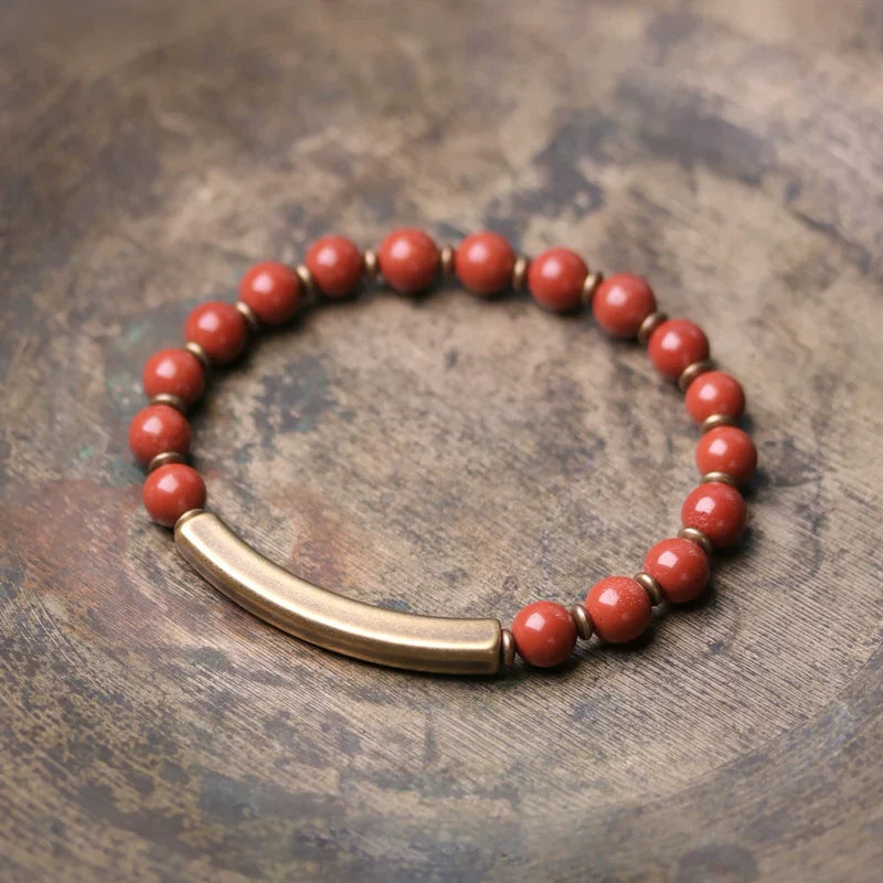 Multi-Layer Natural Red Jasper Bracelet Couple’s Grounding & Vitality Bracelet