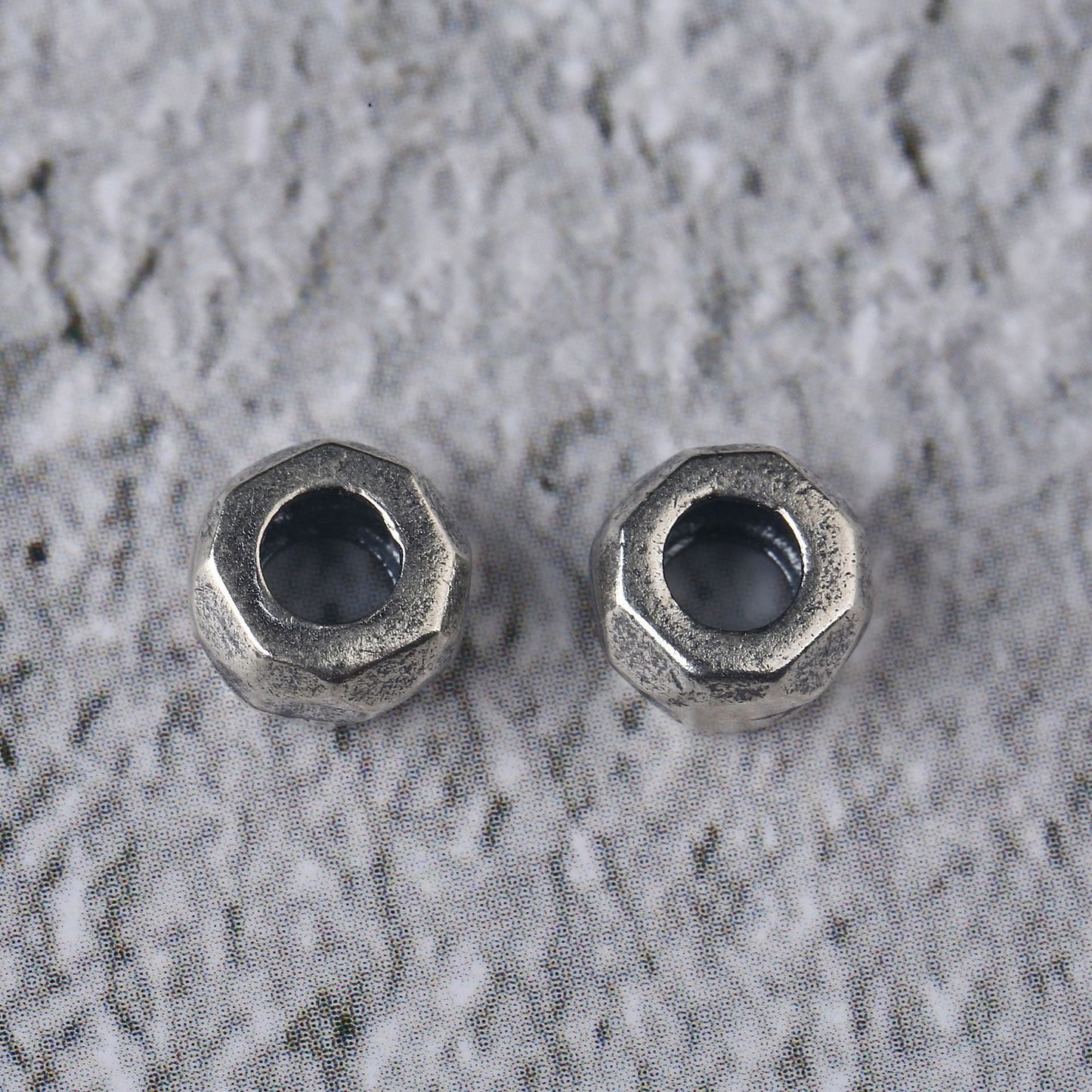 S925 Silver, Spacer Screw Cap DIY Jewelry Accessories