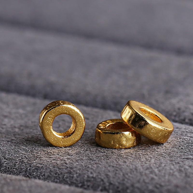 S925 Silver, Spacer Silver Gold-plated DIY Jewelry Accessories