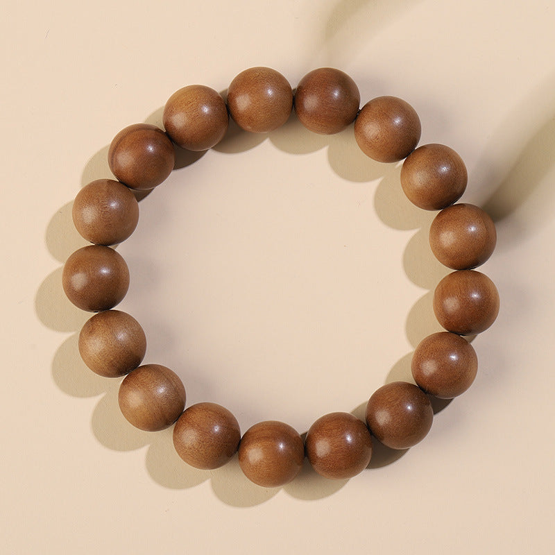 Indian Old Mountain Sandalwood Prayer Bead Bracelet
