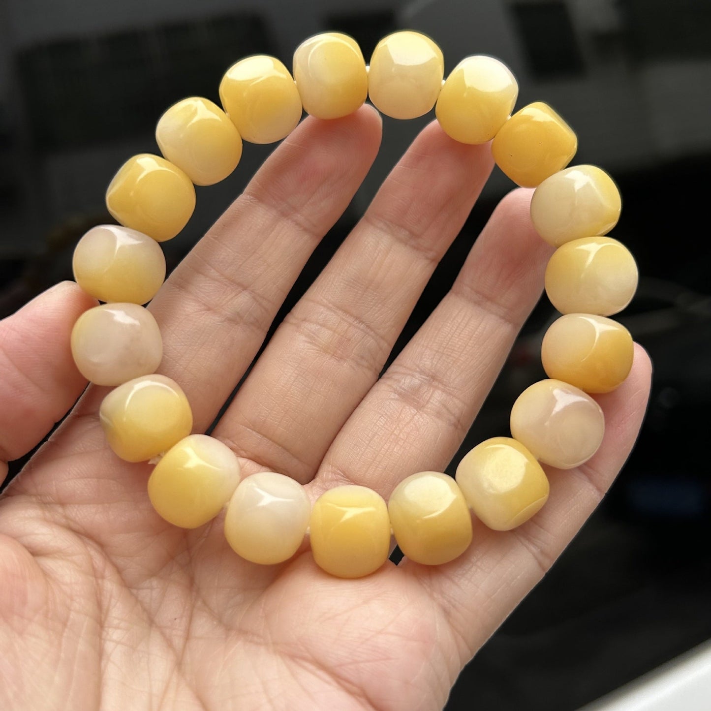 Misty Grape – Sharkback Bodhi Beads in Dreamy Purple