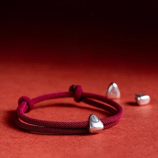 Buddha & Karma Red String Fu Lucky Bracelet