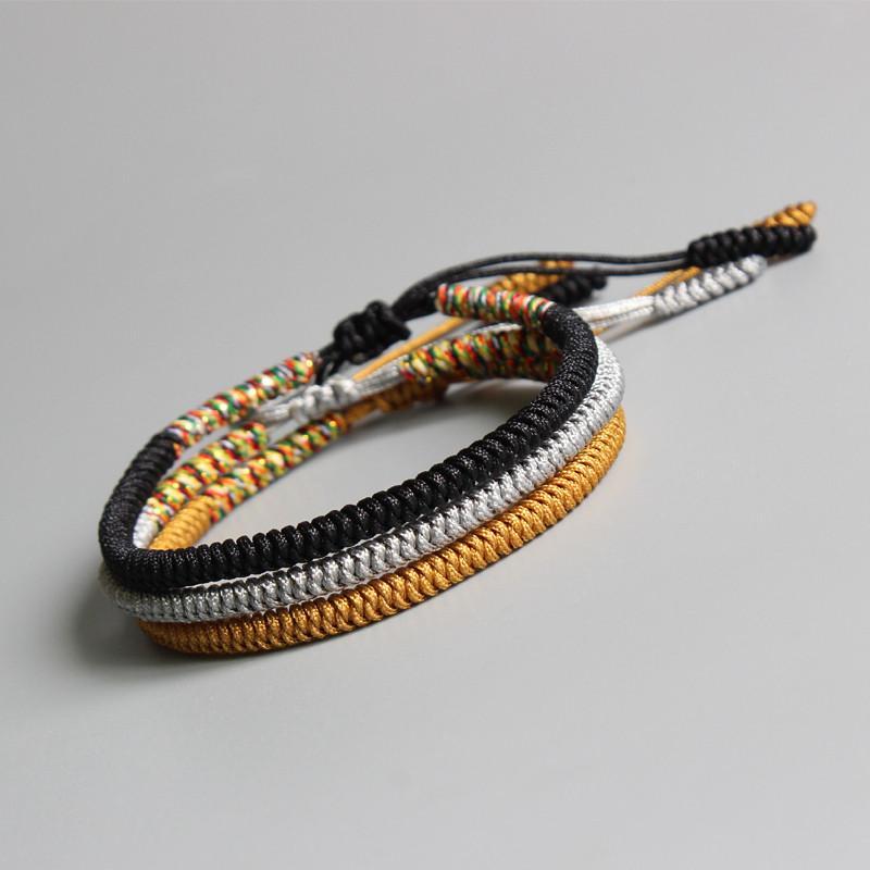 Buddha & Karma Tibetan Handmade Knot Bracelets - Attract Wisdom