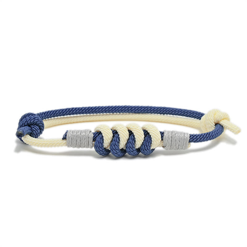 Wear FengShui Simple Design King Kong Knot Strength Braid String Bracelet