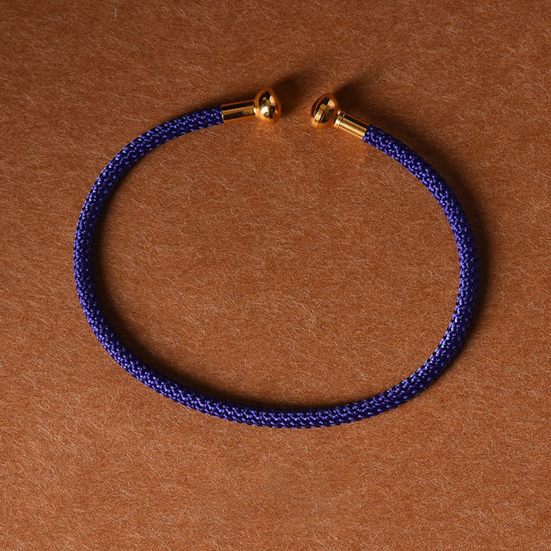 Wear FengShui Simple Design Handmade Luck Braid String Cuff Bracelet