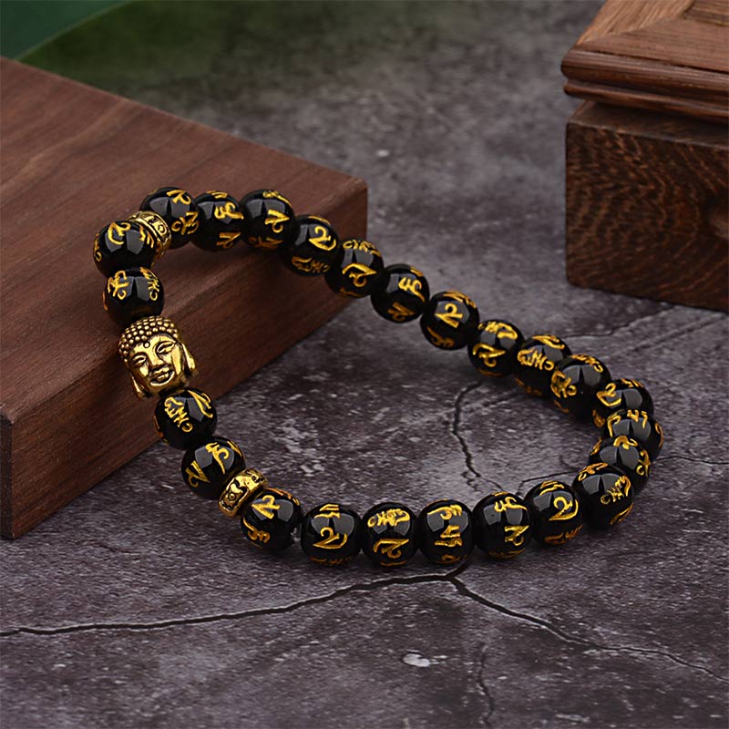 Wear FengShui Tibetan Buddha Mantra Amulet Bracelet