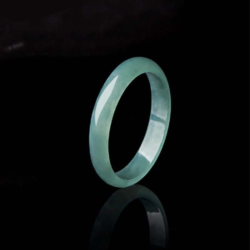 Wear FengShui Natural Jade Prosperity Protection Ring
