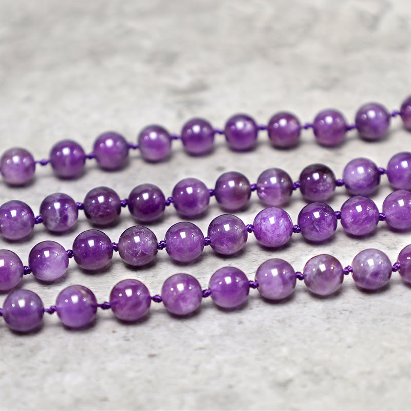 Wear FengShui Tibetan 108 Mala Beads Necklace Yoga Meditation Prayer Beads Necklace