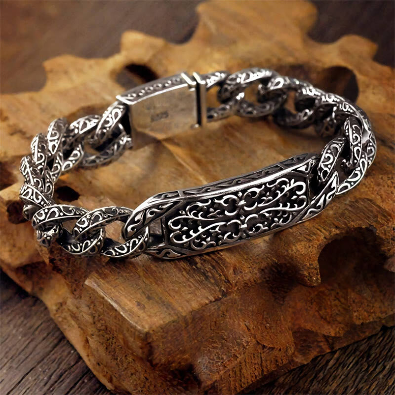 Wear FengShui Vintage Patterns Engraved Healing Bracelet