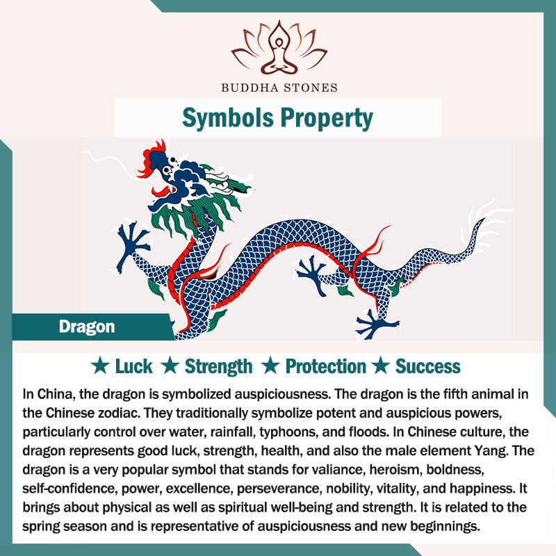Wear FengShui Dragon Leather Titanium Steel Protection Luck Braided Bracelet