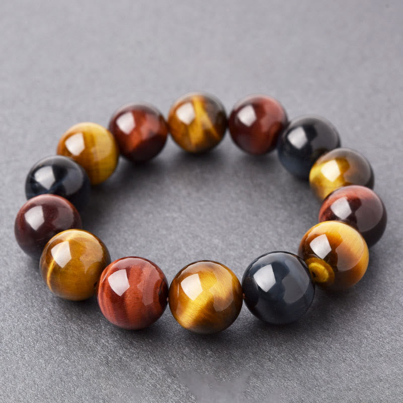 Wear FengShui Natural Tiger Eye Positive Protection Bracelet