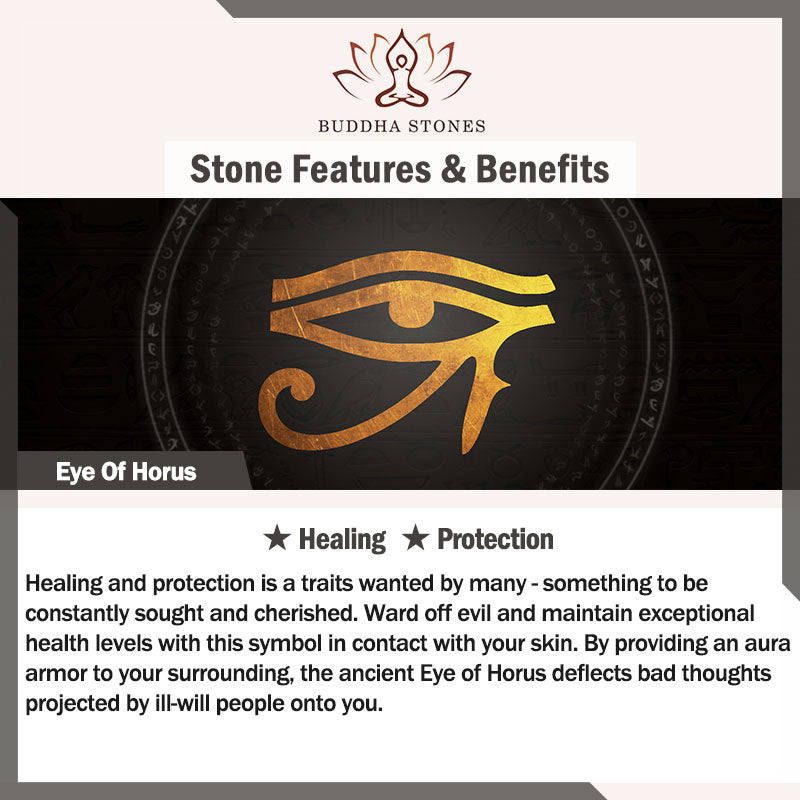Wear FengShui Eye Of Horus Crystal Protection Adjustable Ring