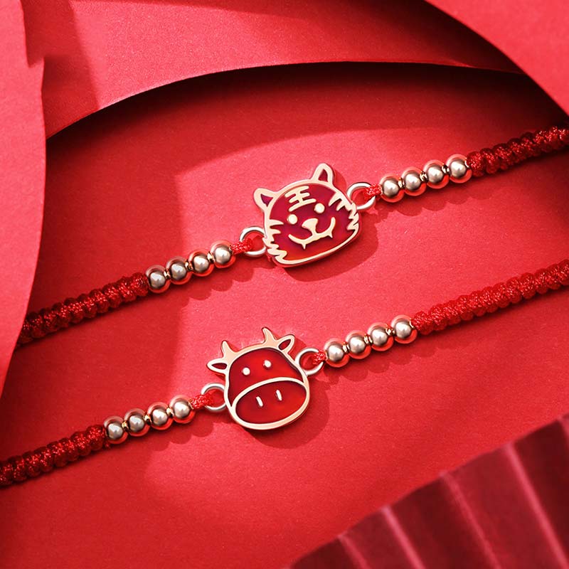 Wear FengShui 12 Chinese Zodiac Lucky Red String Bracelet