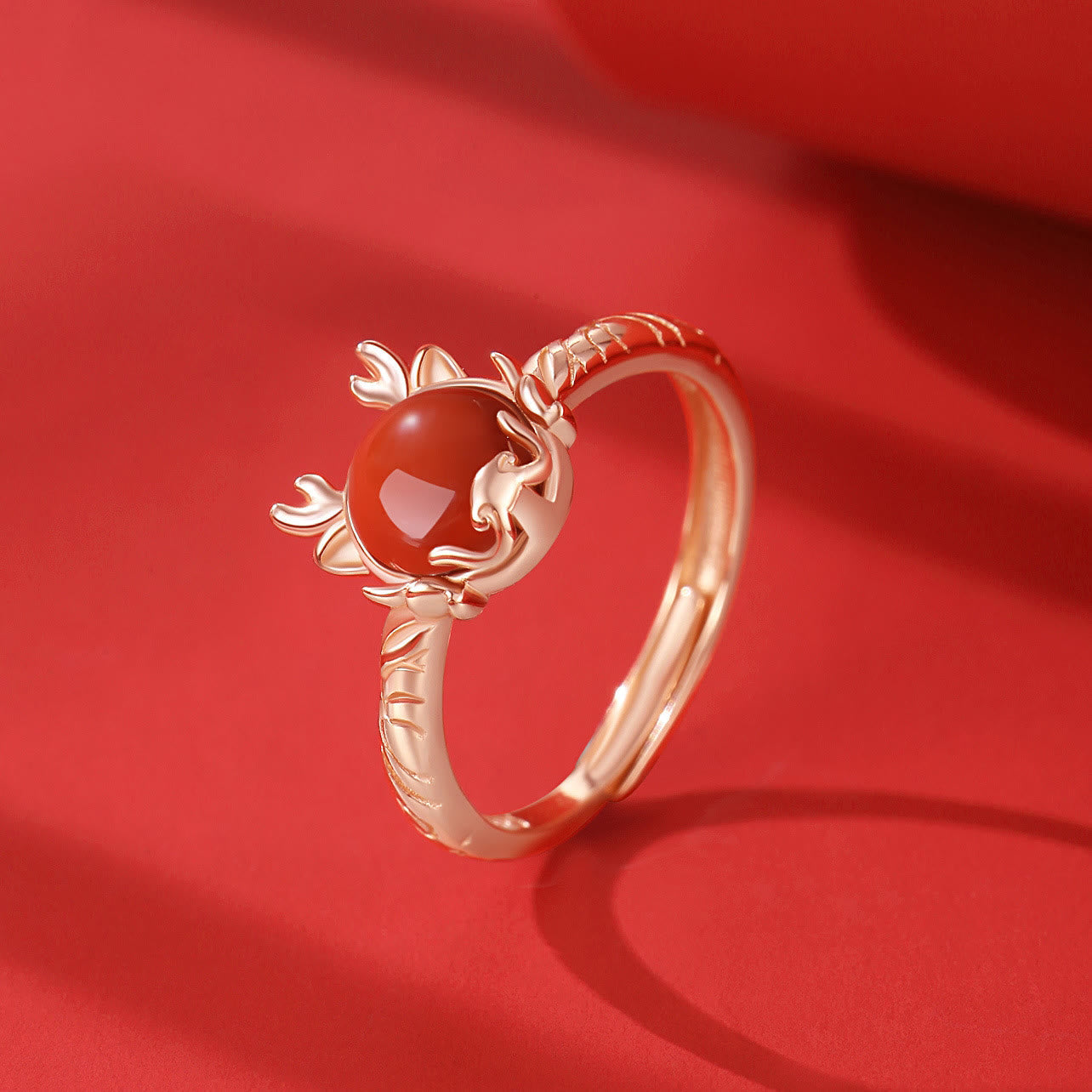 ❗❗❗A Flash Sale- Wear FengShui 925 Sterling Silver Year of the Dragon Cinnabar Red Agate Dragon Protection Bracelet Necklace Pendant Earrings Ring
