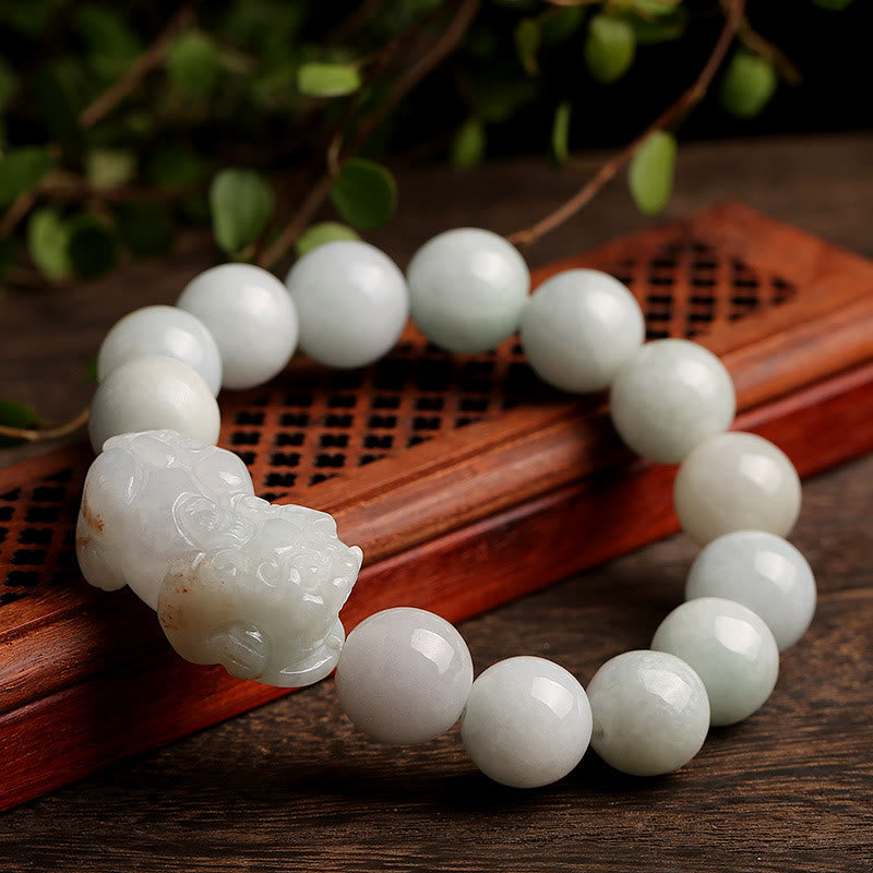 Wear FengShui Fengshui Wealth Prosperity Jade PiXiu Luck Bracelet