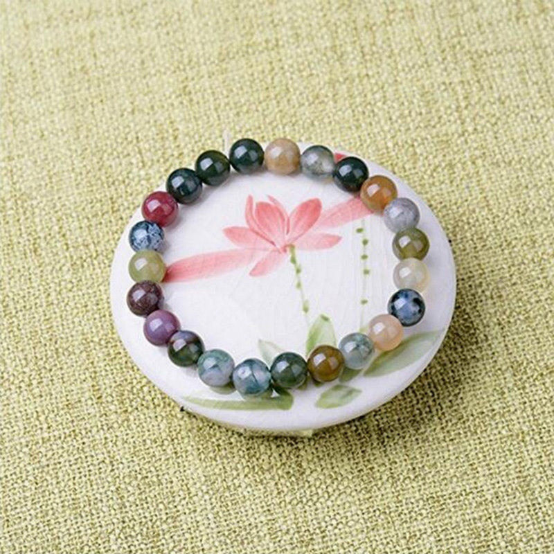 Wear FengShui  India Agate Beads Luck Yoga Bracelet