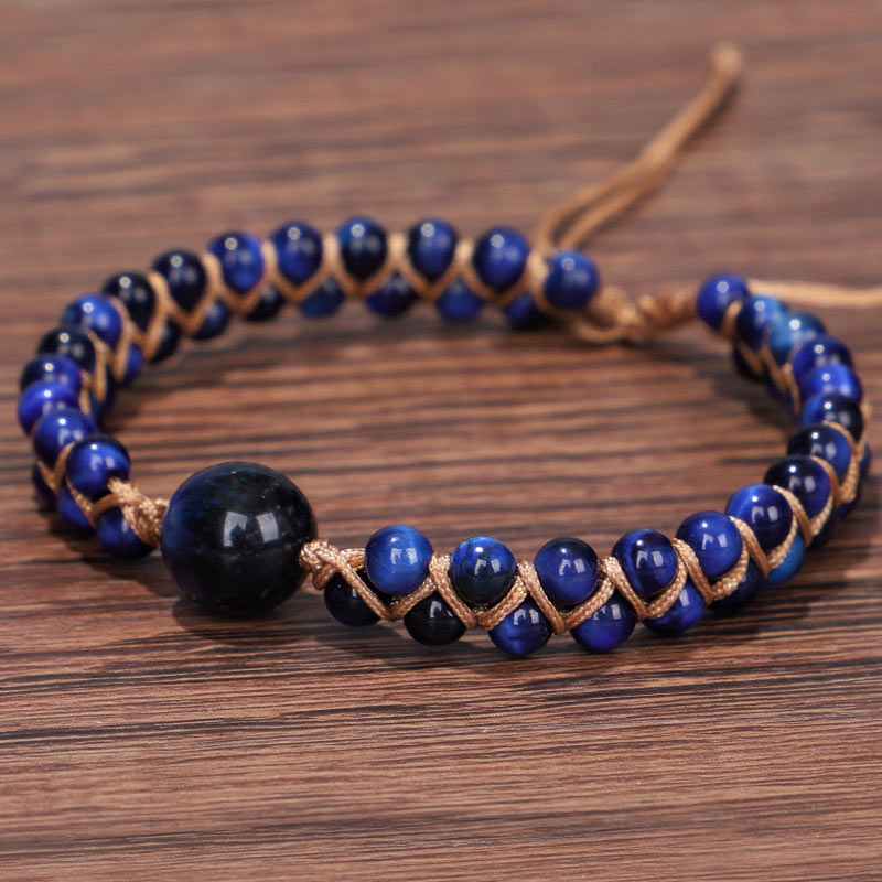 Wear FengShui Divine Blue Tiger Eye Stone Protection Bracelet