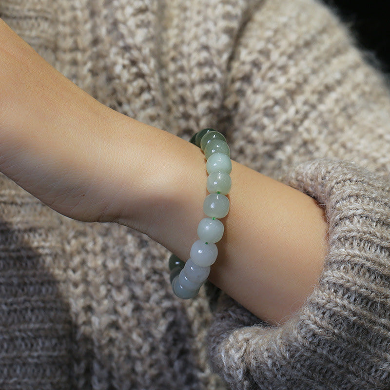 Wear FengShui Gradient Jade Luck Blessing Bracelet