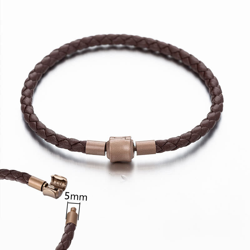 Wear FengShui Vintage Leather Rope Luck Braid String Bracelet