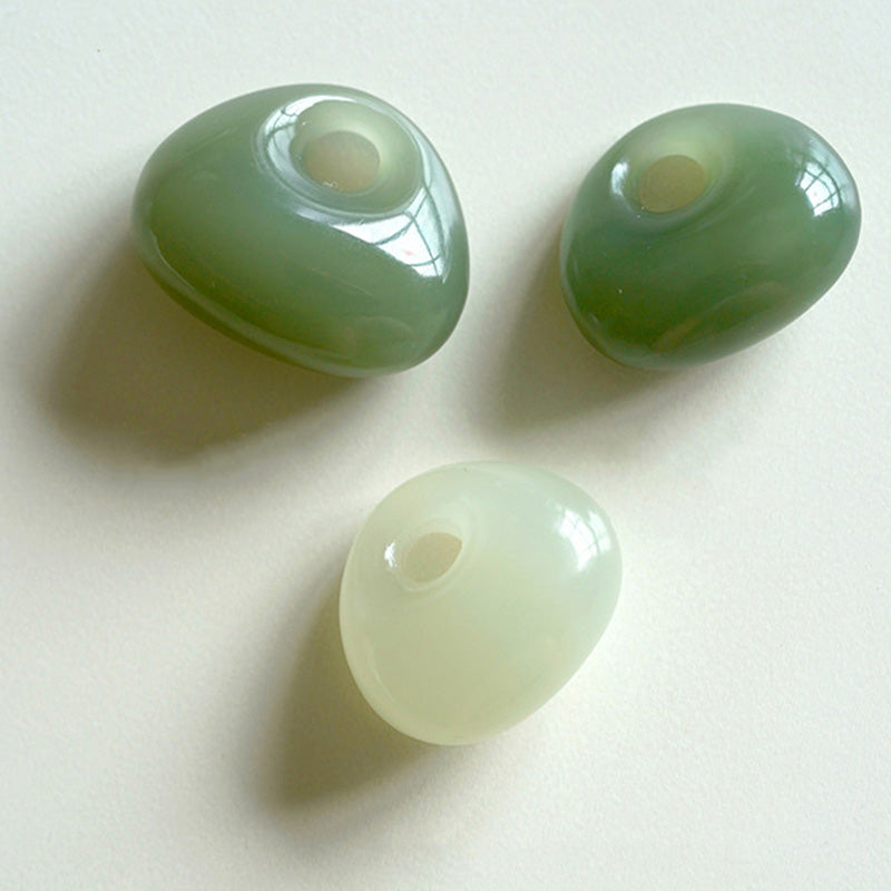 Wear FengShui Natural Jade Luck Prosperity Necklace Pendant (Random Color)