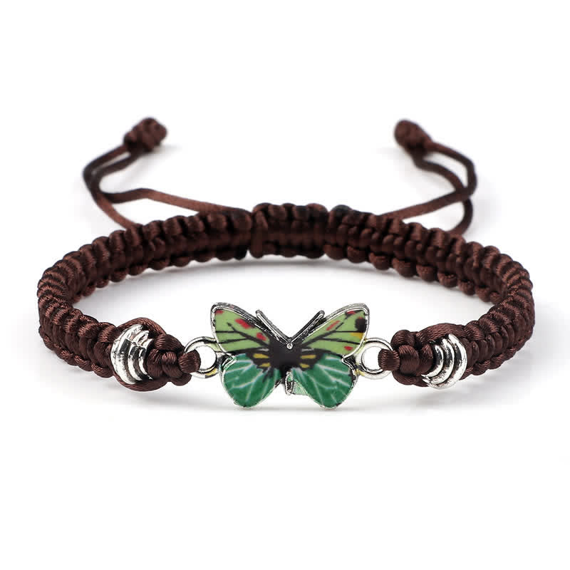 Wear FengShui Butterfly Freedom Love String Charm Bracelet