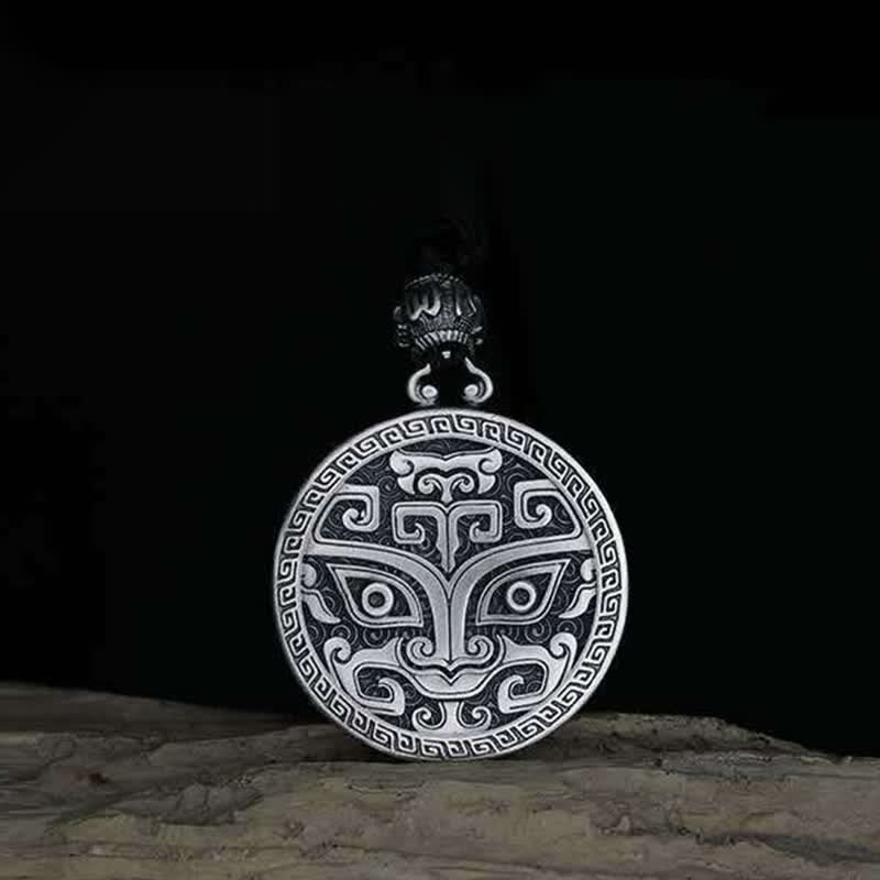 Wear FengShui Lucky FengShui Mythological Creature Taotie Wealth Necklace Pendant