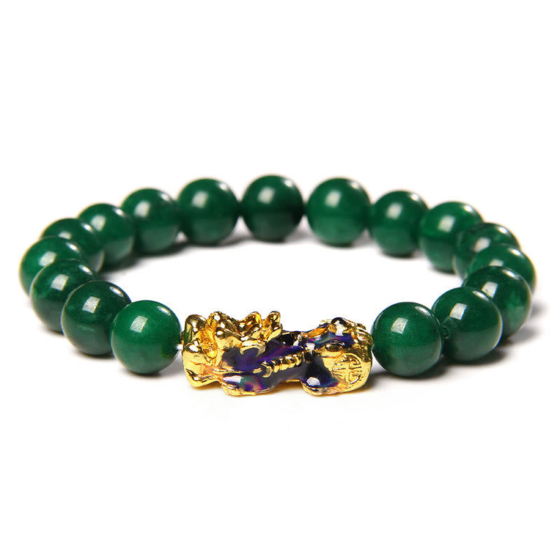Jade Pixiu Feng Shui Abundance Protection Bracelet