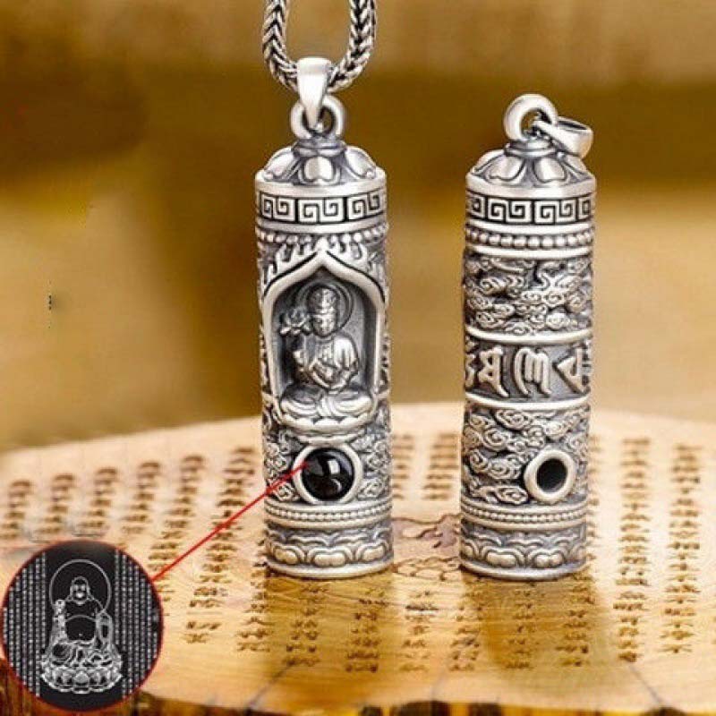 Wear FengShui Chinese Zodiac Natal Buddha Projection Prosperity Necklace Pendant