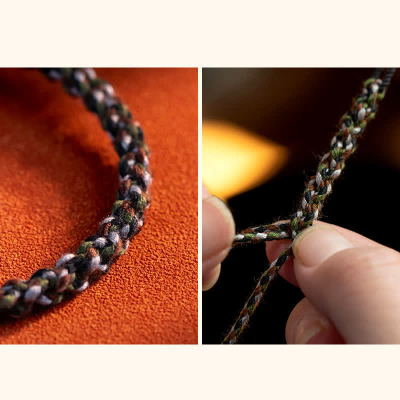 Wear FengShui 990 Sterling Silver Tibetan Handmade Amber Steelyard Weight Wish Protection Bracelet